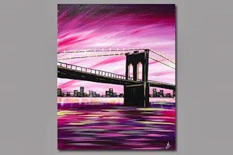 Paint Nite: Brooklyn Bridge at Dusk